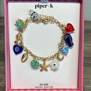 Piper K | Ocean Themed Charm Bracelet